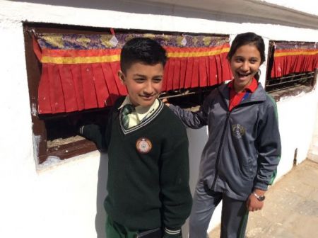 The children were able to show our staff around the site and the traditions associated with it.